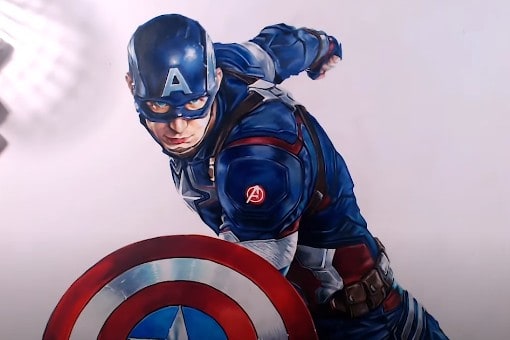 How to draw Steve Rogers from Captain America