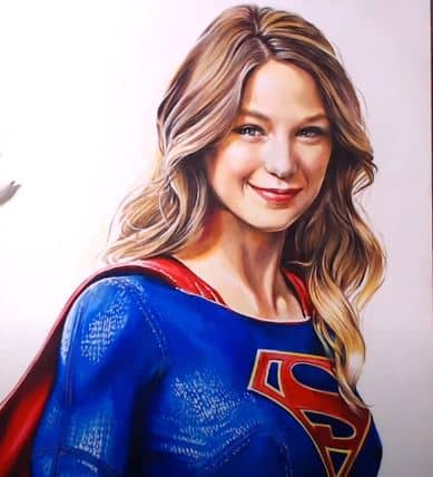How to draw supergirl realistic by pencil