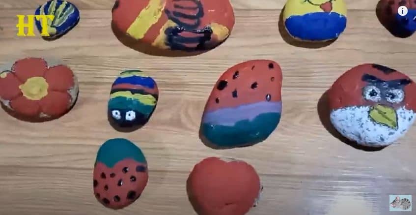 Stone Painting easy | Rock painting | DIY STONE CRAFT IDEAS
