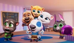 Crazy Skateboarding Tricks With My Talking Tom and Friends