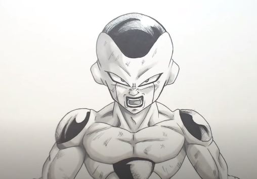How to Draw Frieza from Dragon Ball Z step by step