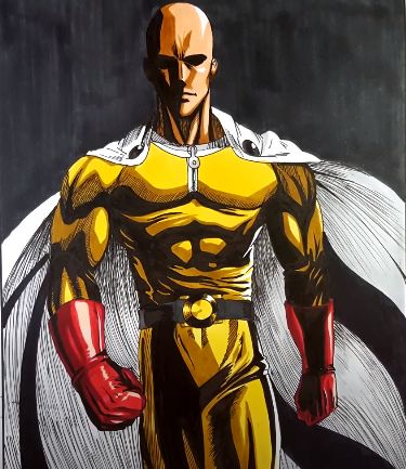 How to draw Saitama From One Punch Man