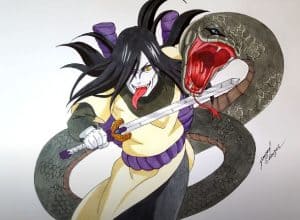 How to draw orochimaru from naruto