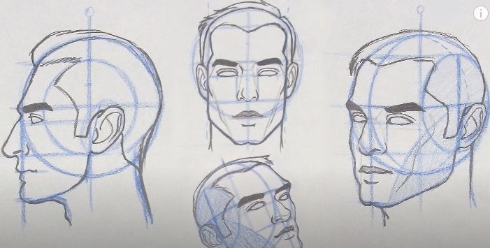 How to Draw a Face from any Angle by pencil