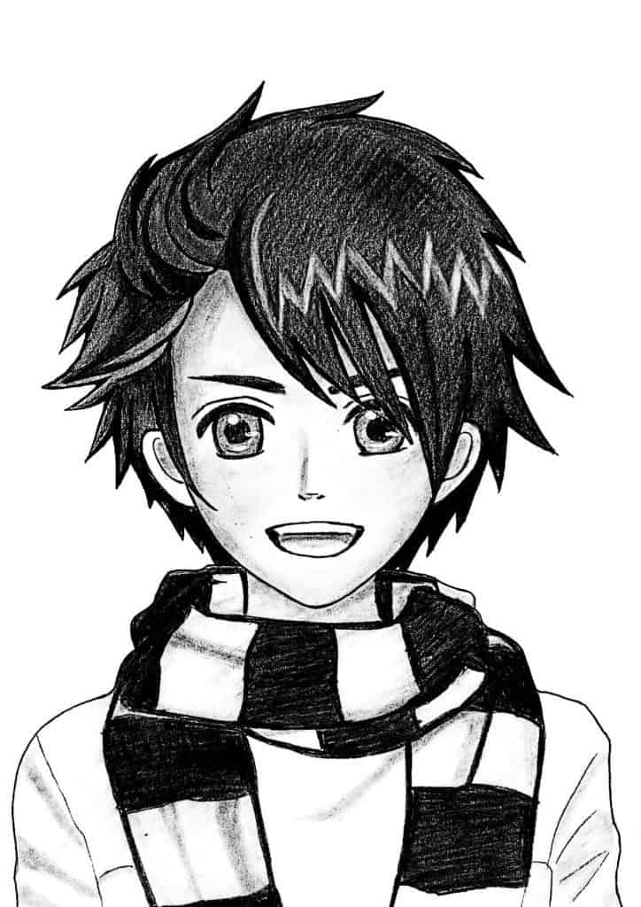 Anime Guy Drawing For Beginners | How To Draw a Anime Boy