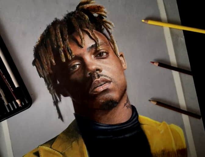 How to Draw Juice Wrld by pencil for beginners.