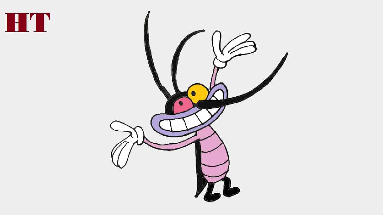 Oggy and the cockroaches joey drawing for beginners