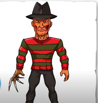 How to Draw Freddy Krueger Step By Step