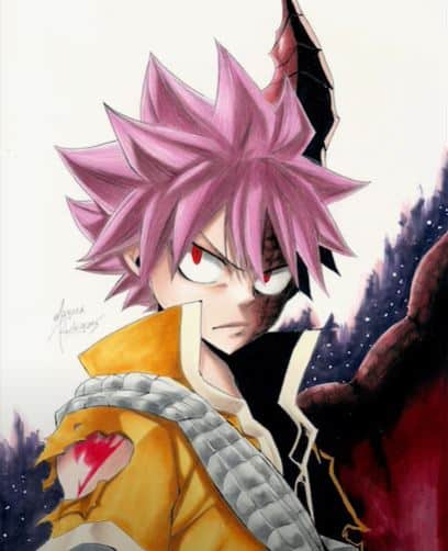 How to Draw Natsu from Fairy Tail Step By Step