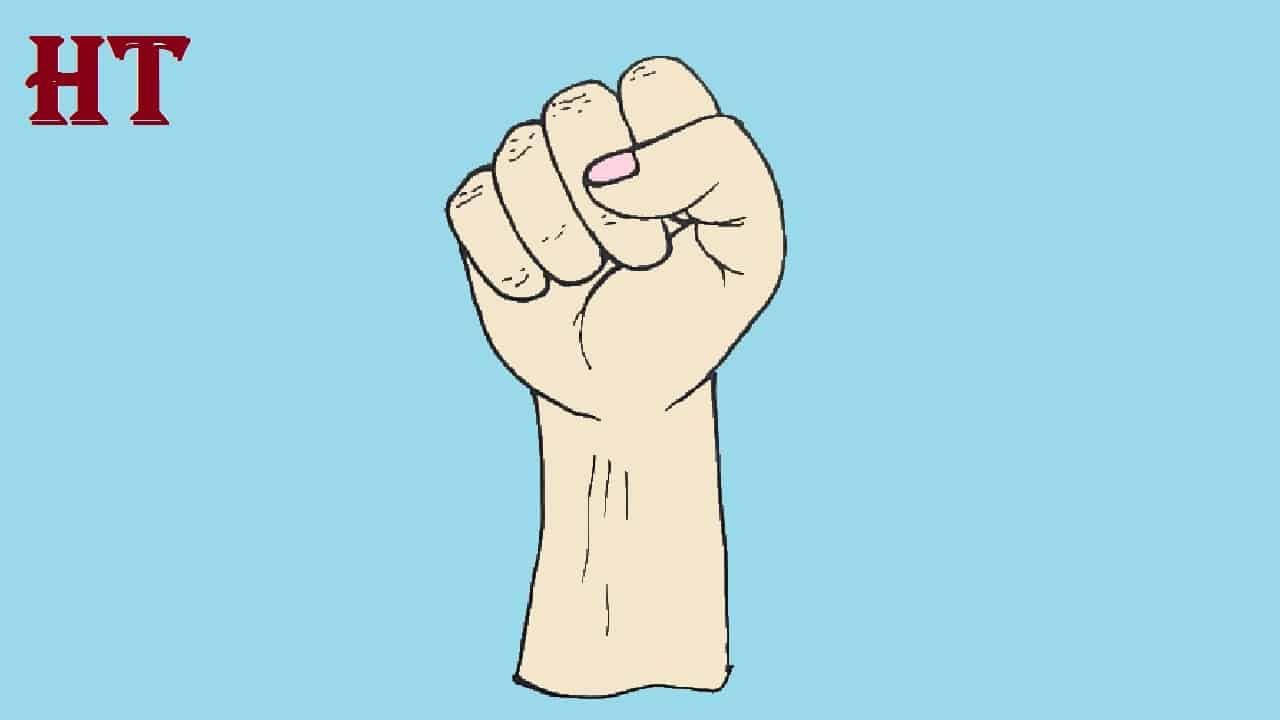 Fist Drawing Step By Step for Beginners