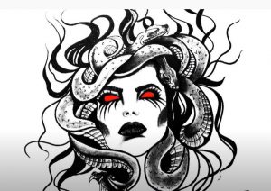 How to Draw Medusa Step By Step