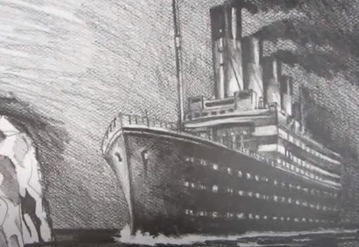 Titanic Drawing step by step – Titanic Ship Pencil Sketch For Beginners