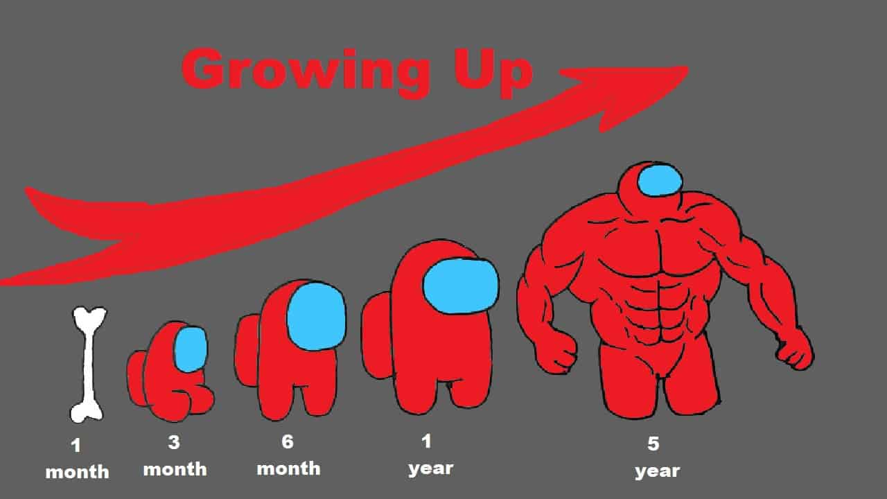 AMONG US Growing Up Evolution – How to draw Among US