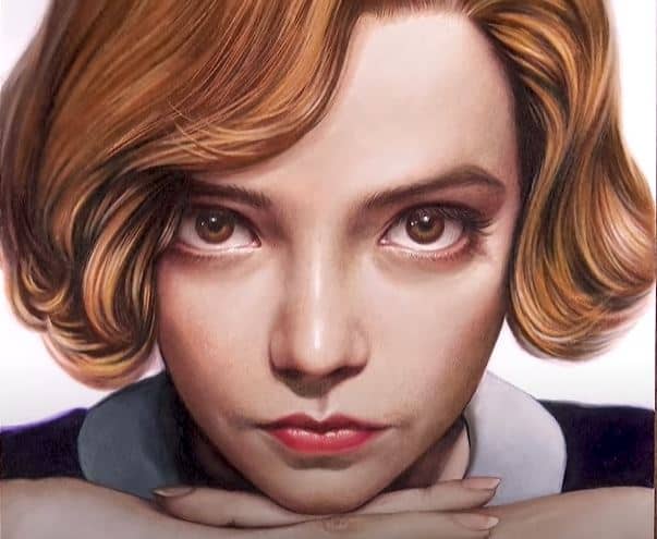 Anya Taylor-Joy (The Queen’s Gambit) Drawing with Pencil