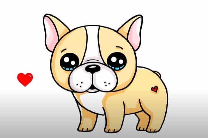How to Draw a French Bulldog Cute and Easy