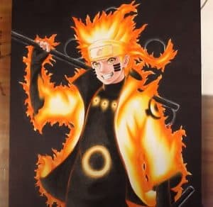 NARUTO RIKUDOU SENNIN MODE DRAWING - How to draw Naruto