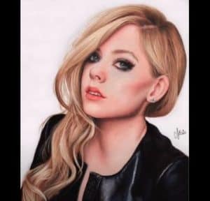 Avril Lavigne Drawing with Pencil - How to draw a Beautiful Girl