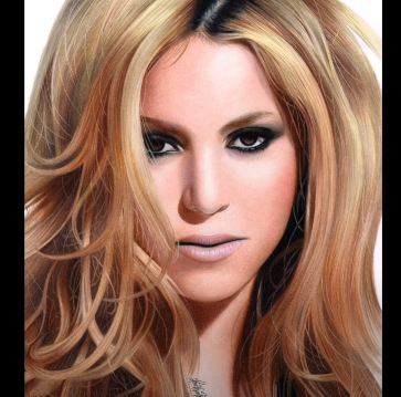 Shakira Drawing with Pencil – How to draw a Beautiful Girl