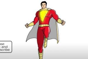 How to Draw Shazam Step by Step