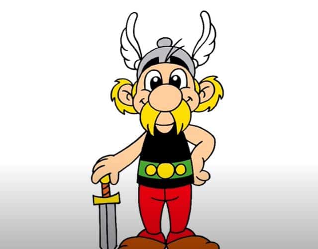 How to Draw Asterix Step by Step