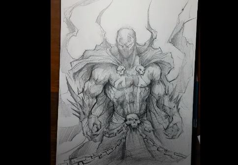 How to Draw Spawn Step by Step