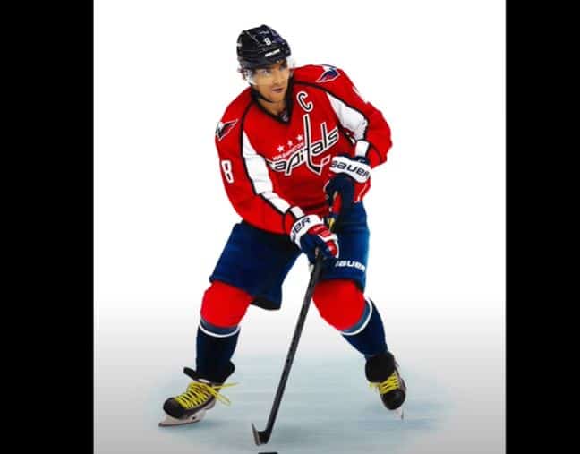 How to Draw a Hockey Player Step by Step || Alexander Ovechkin Drawing