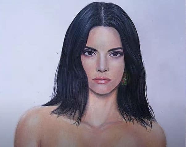 Kendall Jenner Drawing || How to draw Kendall Jenner with Pencil