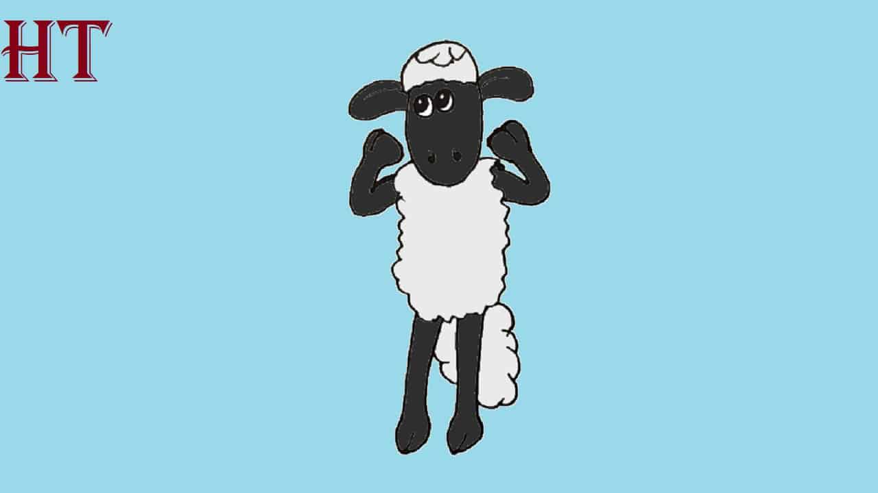 How to Draw Shaun the Sheep Step by Step