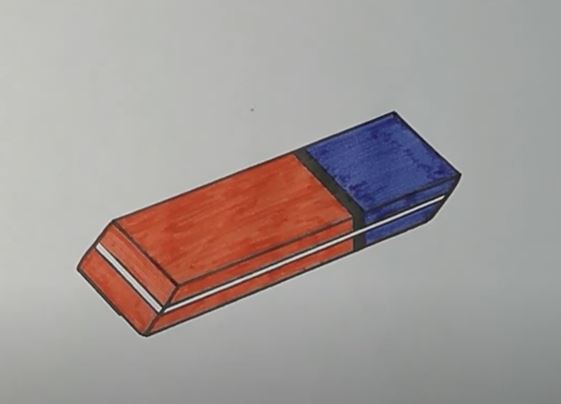 How to Draw an Eraser Step by Step
