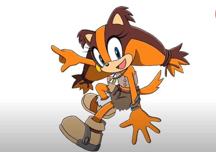 How To Draw Sticks the Badger from Sonic Boom