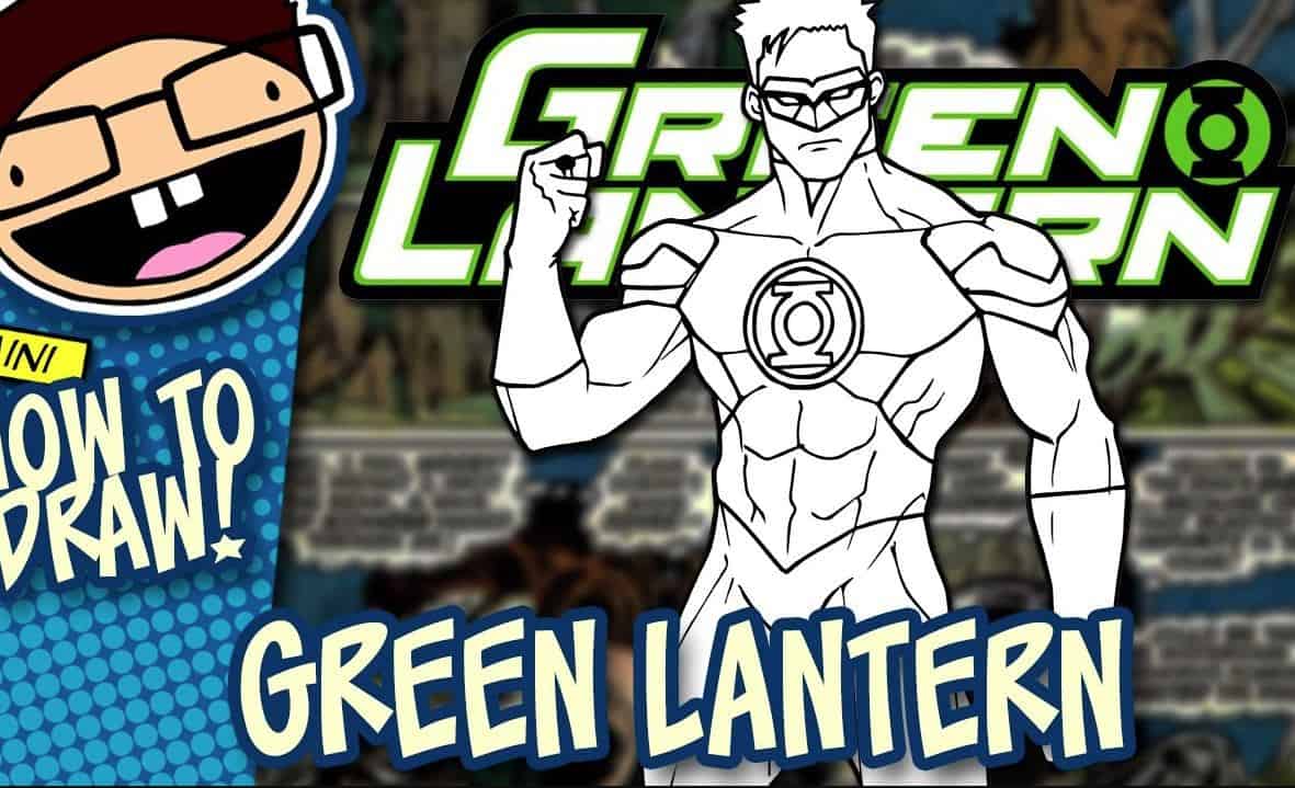 How to Draw Green Lantern Step by Step