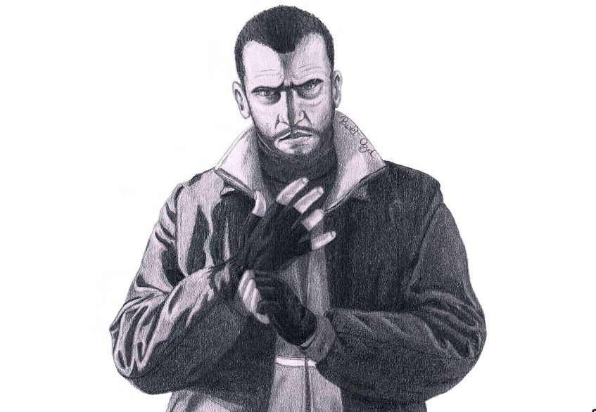 How to Draw Niko Bellic Step by Step
