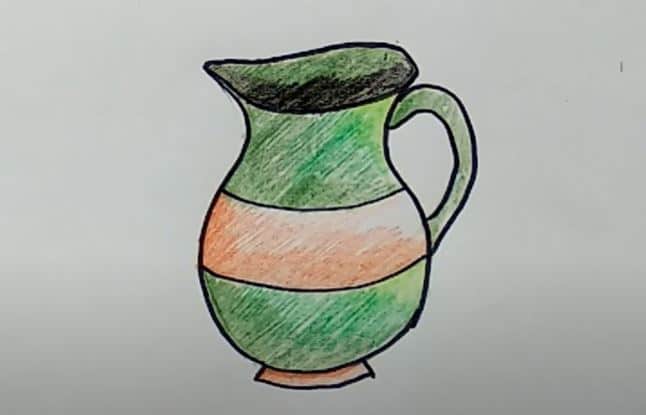 How to Draw a Jug Step by Step