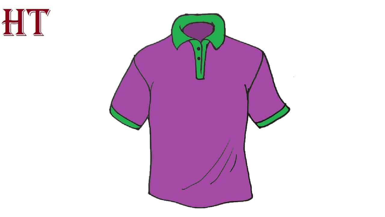 Shirt Drawing easy Step by Step || Easy drawing Tutorial