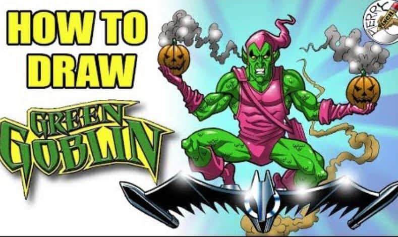 How to draw Green Goblin Step by Step