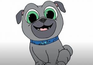 How to draw puppy dog pals