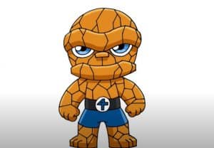 How to Draw the Thing from Fantastic 4
