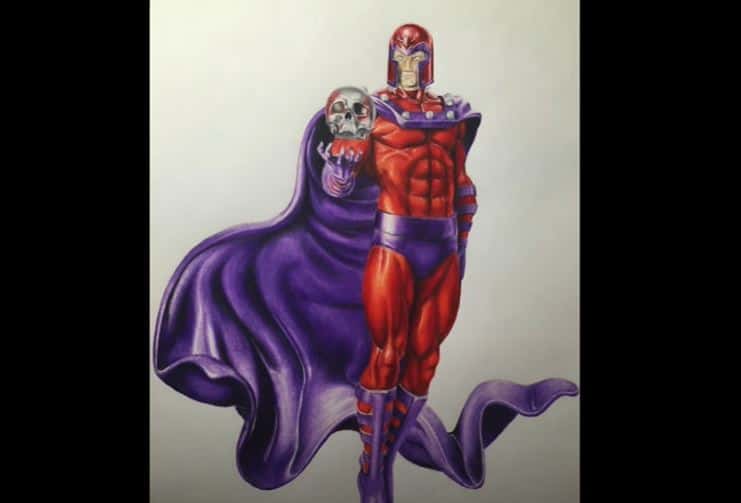 How to draw Magneto Step by Step