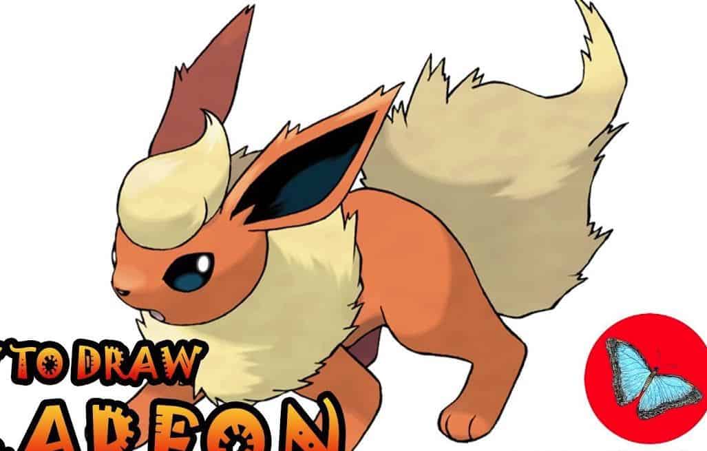 How To Draw Flareon from Pokemon Step by Step