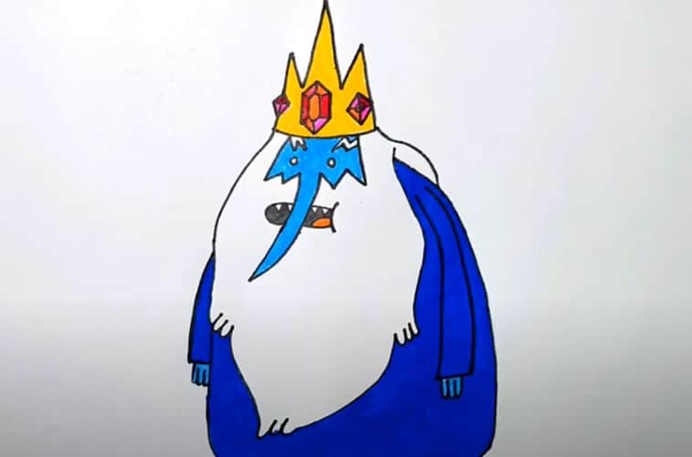 How To Draw Ice King From Adventure Time
