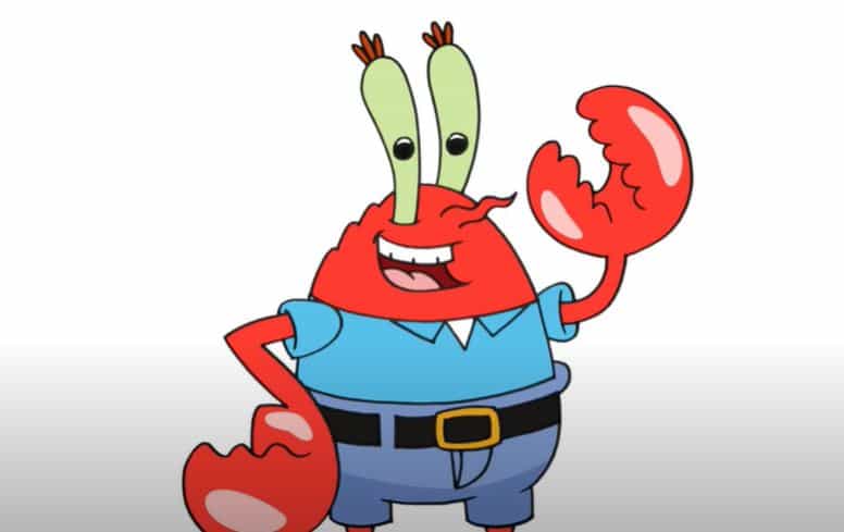 How To Draw Mr Krabs Step by Step