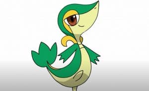 How To Draw Snivy pokemon