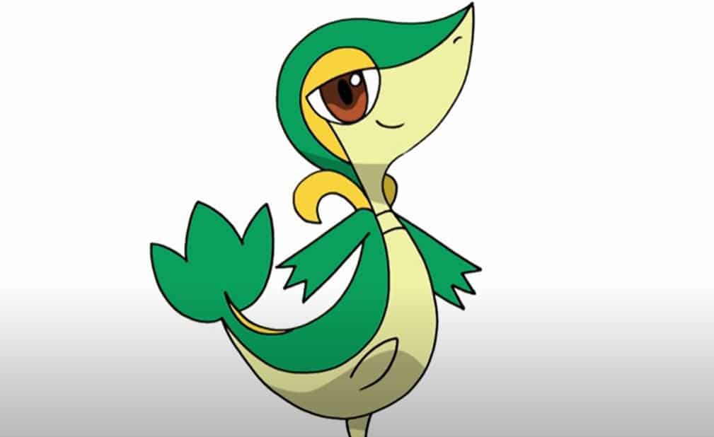 How To Draw Snivy from Pokemon