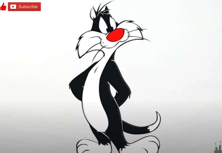 How To Draw Sylvester The Cat