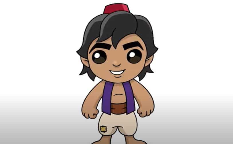 How to Draw Aladdin Step by Step
