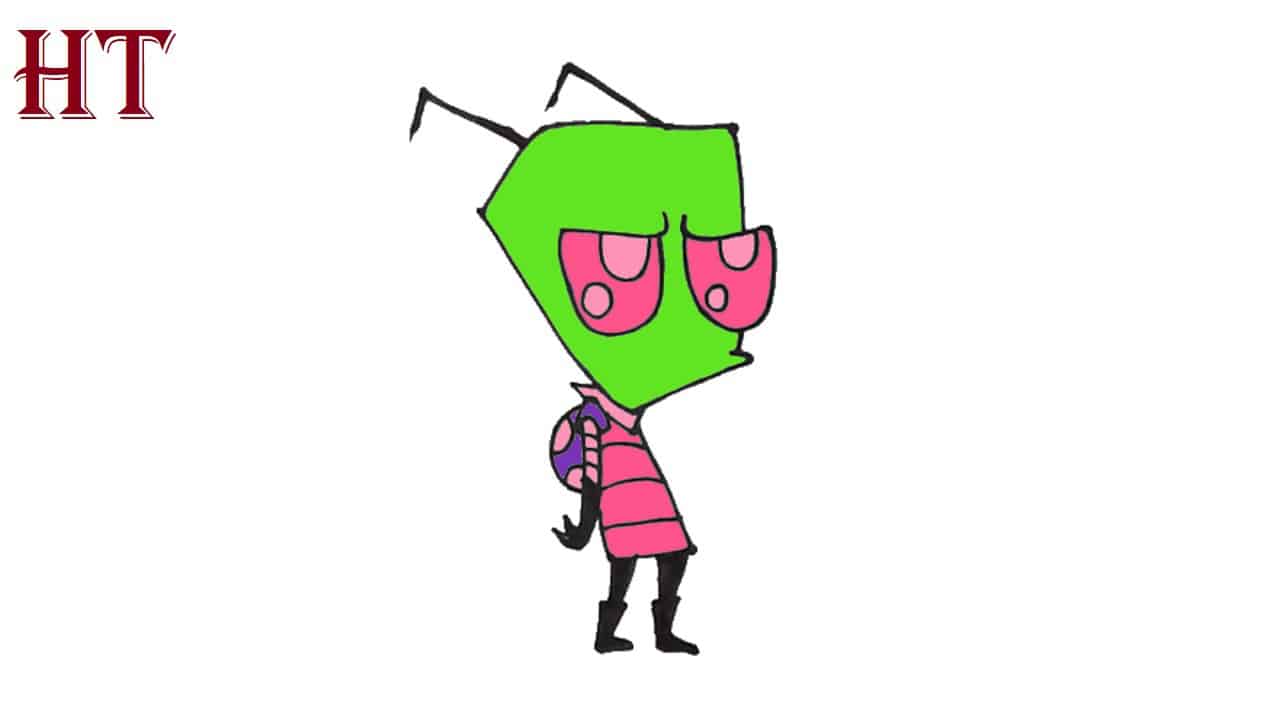 Invader Zim Drawing easy For Beginners