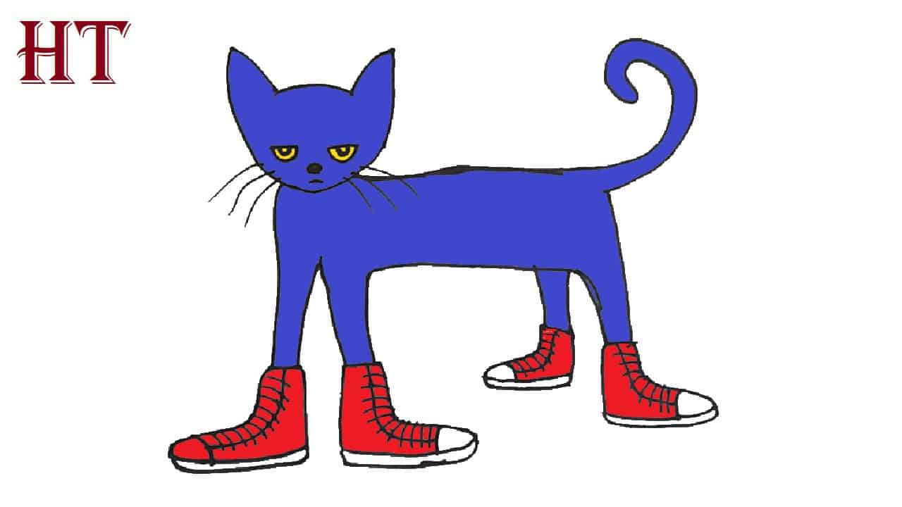 How to draw pete the cat Step by Step