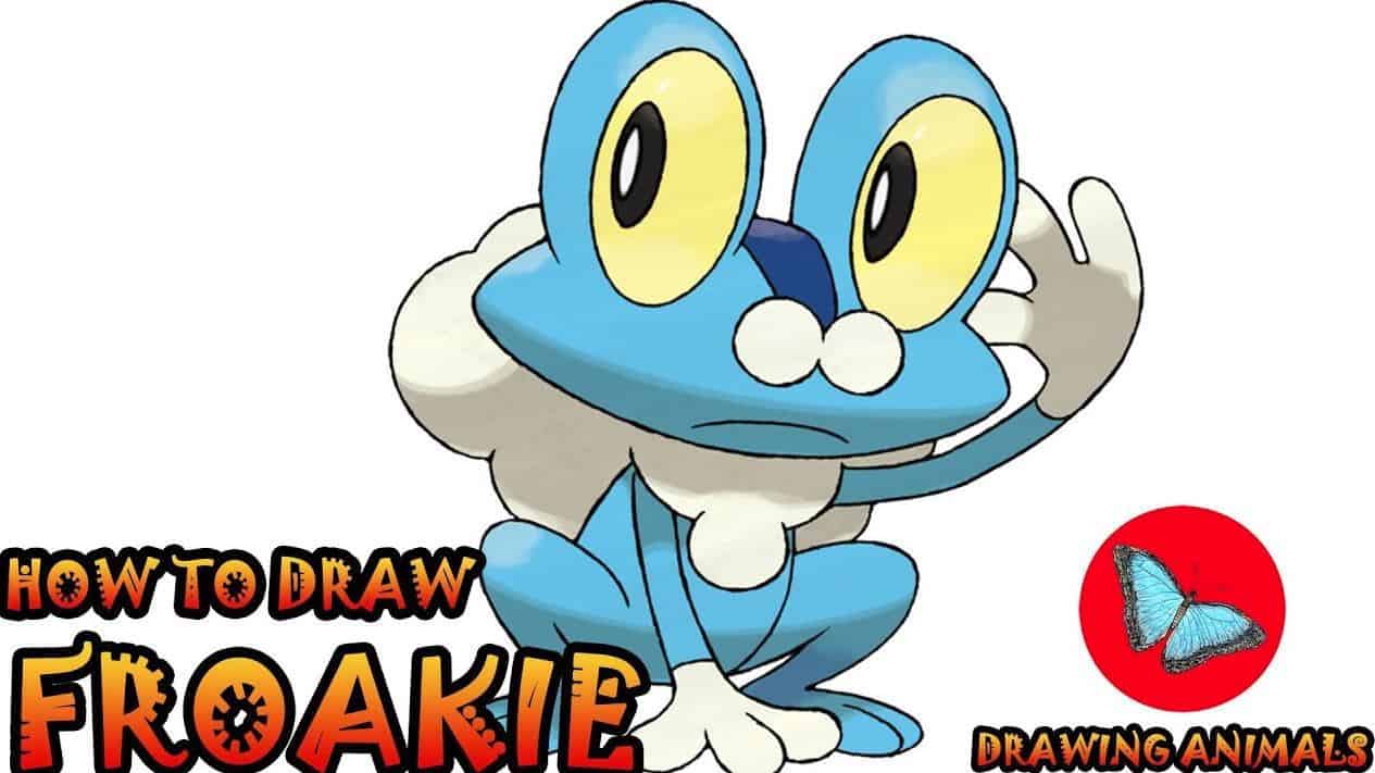 How To Draw Froakie Pokemon X And Y