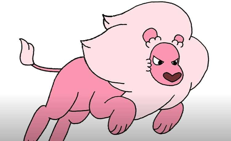 How To Draw Lion From Steven Universe