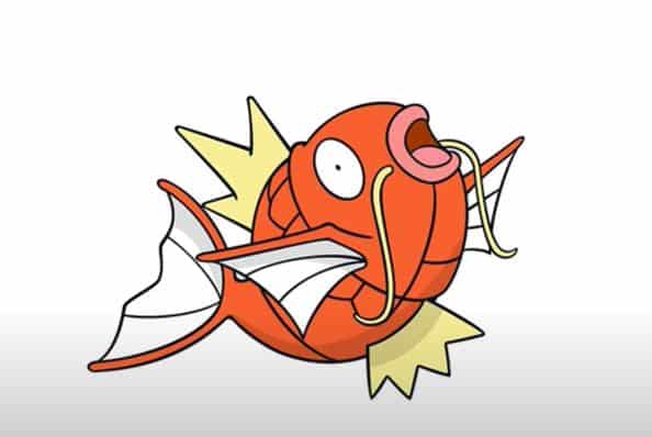 How To Draw Magikarp Pokemon